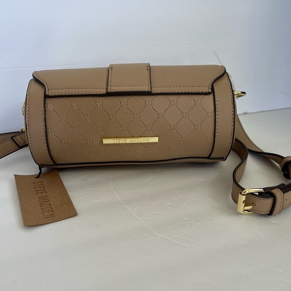 NWT STEVE MADDEN LOGO FLAP CROSSBODY SHOULDER BAG - Picture 3 of 5